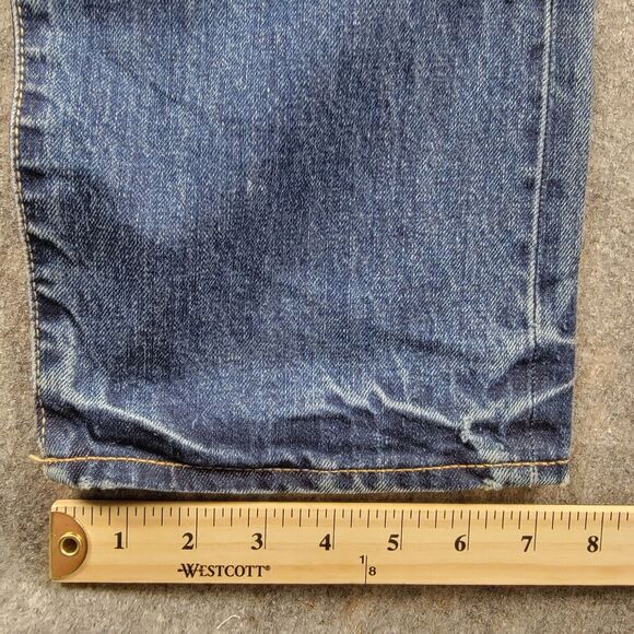 Todd Snyder Slim Fit Paint Destroyed Selvedge Denim Jean Indigo 38x32 NWT - Picture 13 of 16